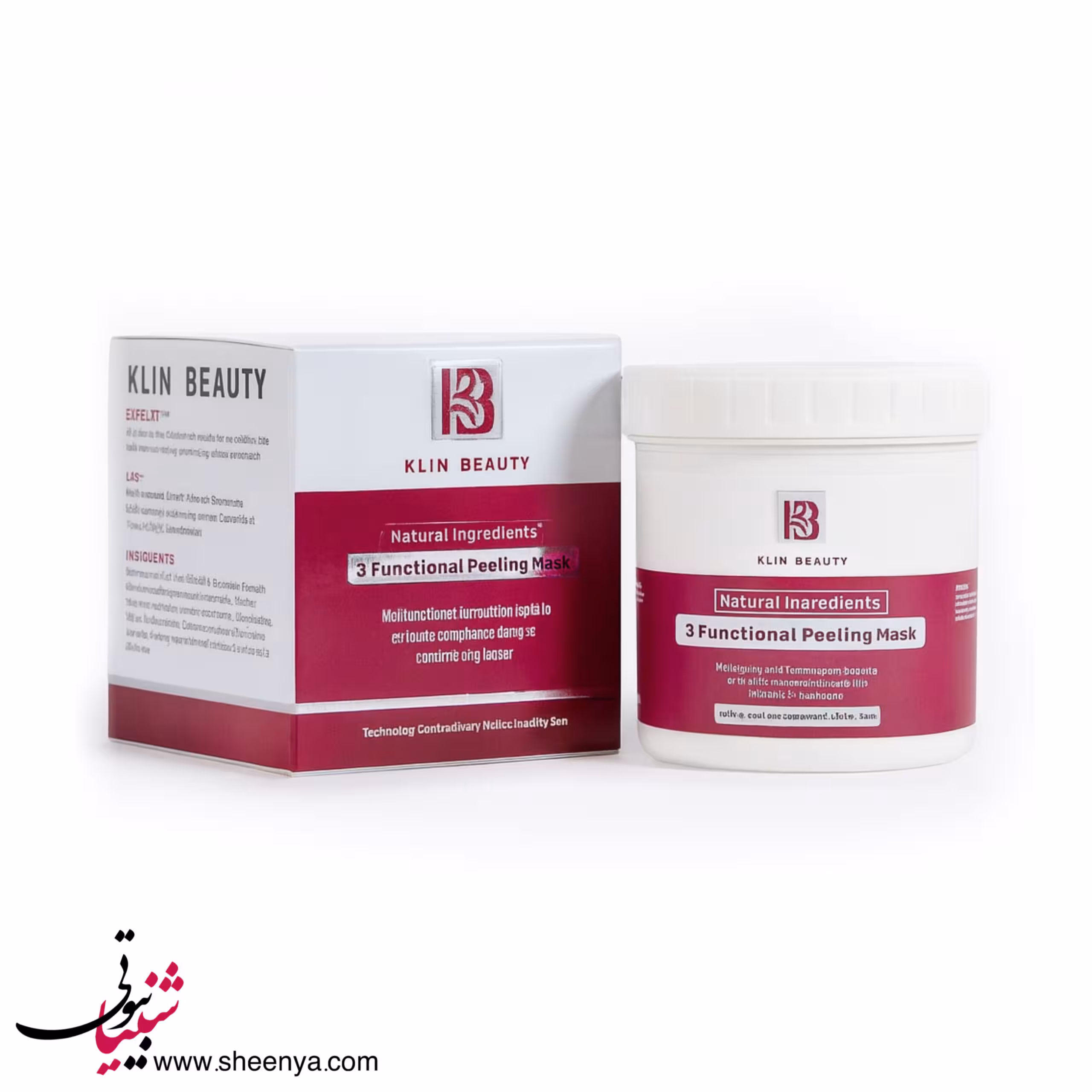 ماسک پودری پیلینگ 3 کاره برند کلین بیوتی