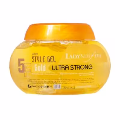 ژل مو لیدی نیو فایو LADY NEW FIVE مدل گلد GOLD حجم 750 میلی لیتر