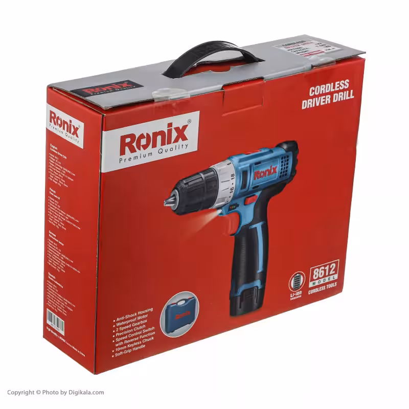 دریل پیچ گوشتی رونیکس مدل RON 8612