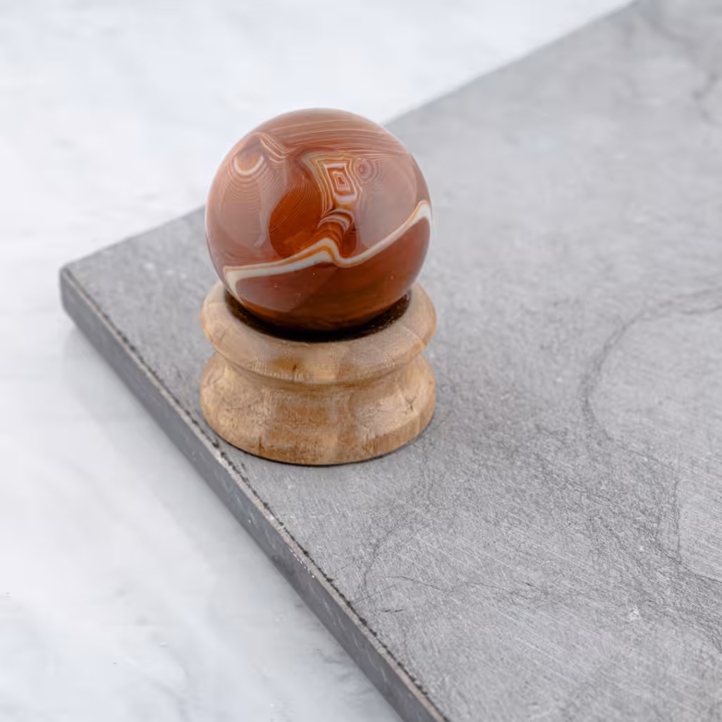 گوی سنگی 15 (عقیق سلیمانی)