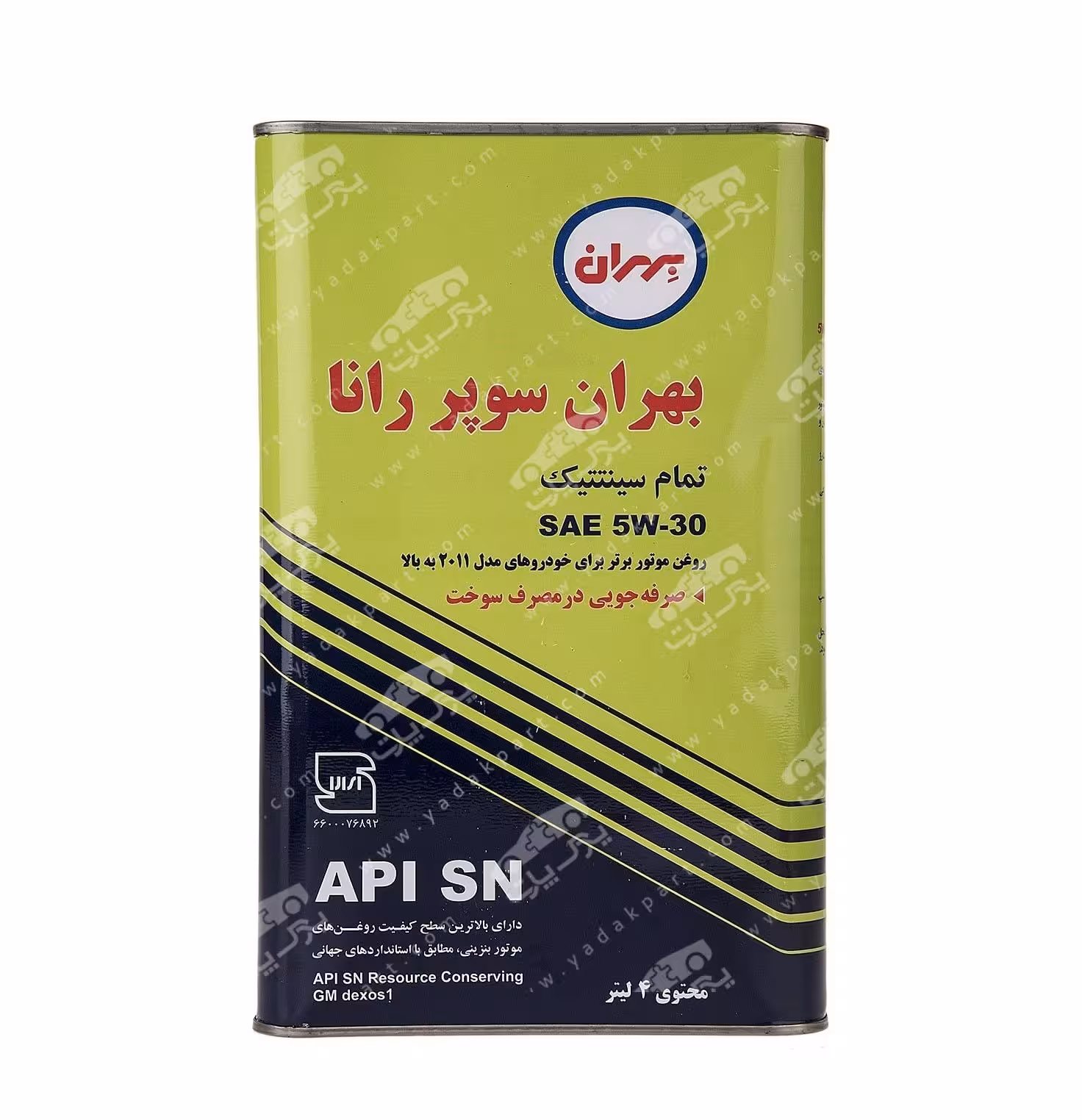 روغن موتور بهران سوپر رانا چهار لیتری 5W-30