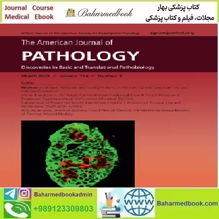 The American Journal of Pathology Volume 194 Issue 1 to 3 20