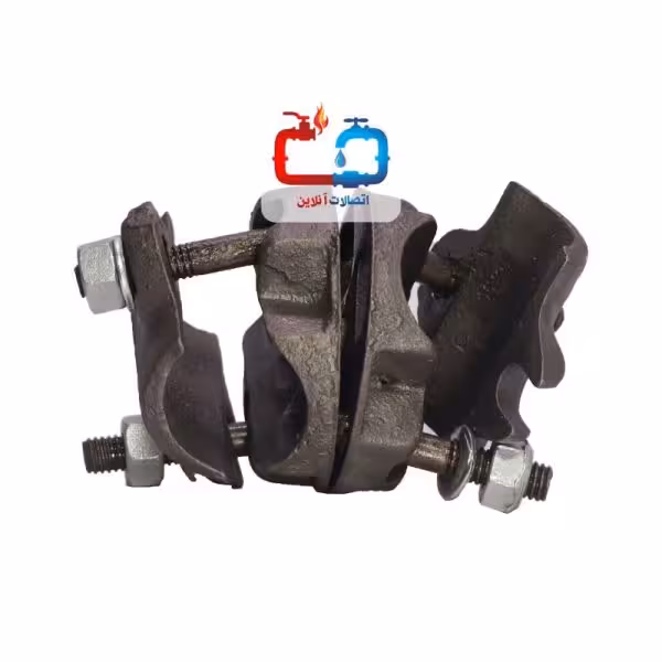 بست چهارپیچ چدنی گردان 360 درجه