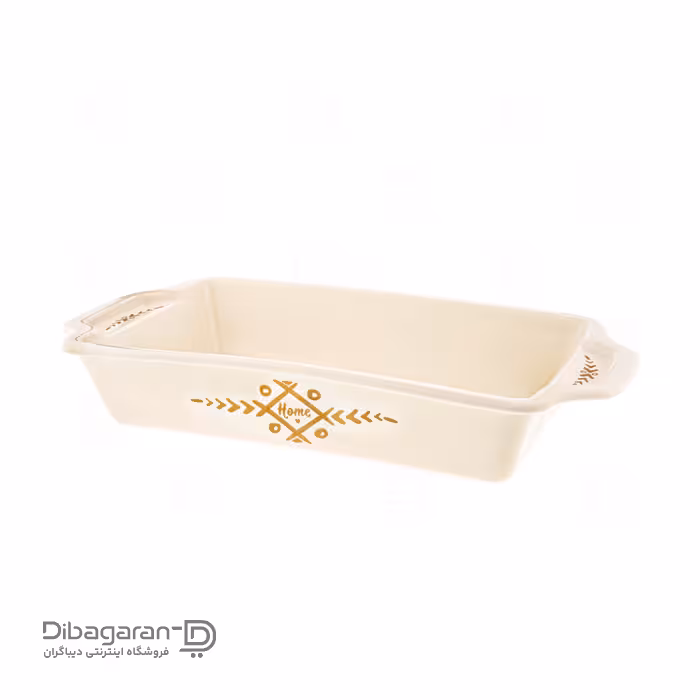 تابه سرو مستطیل ریور طرح سومری کرم کد 8170F