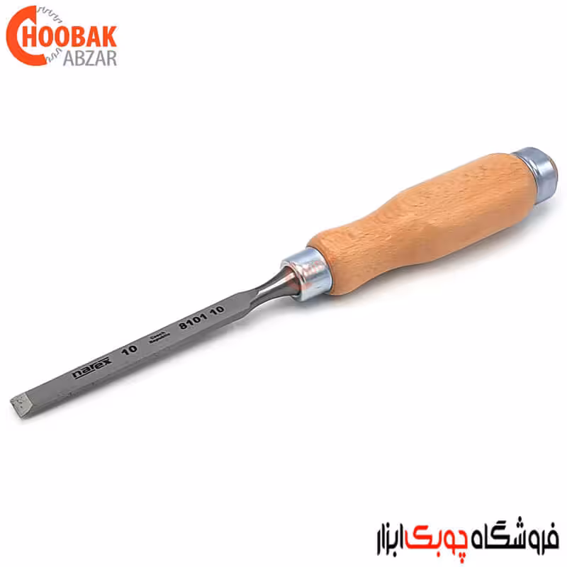 مغار سر تخت 10 میلیمتر دسته چوبی نارکس کد 810110
