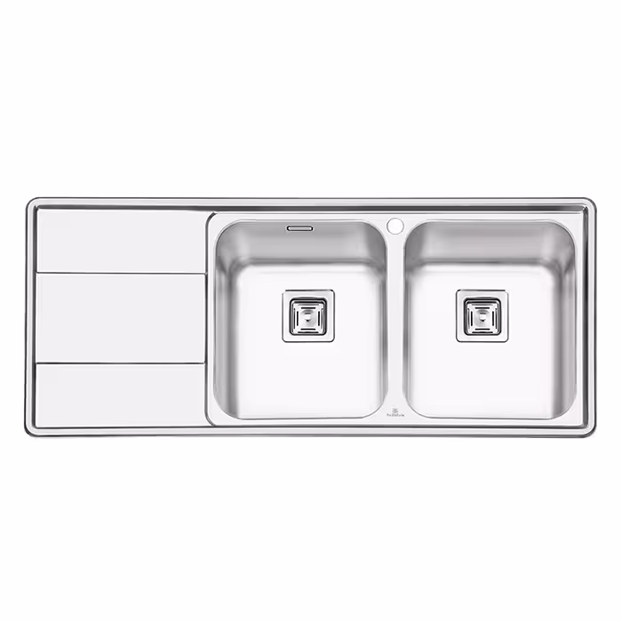 سینک پرنیان استیل PS 1215 توکار