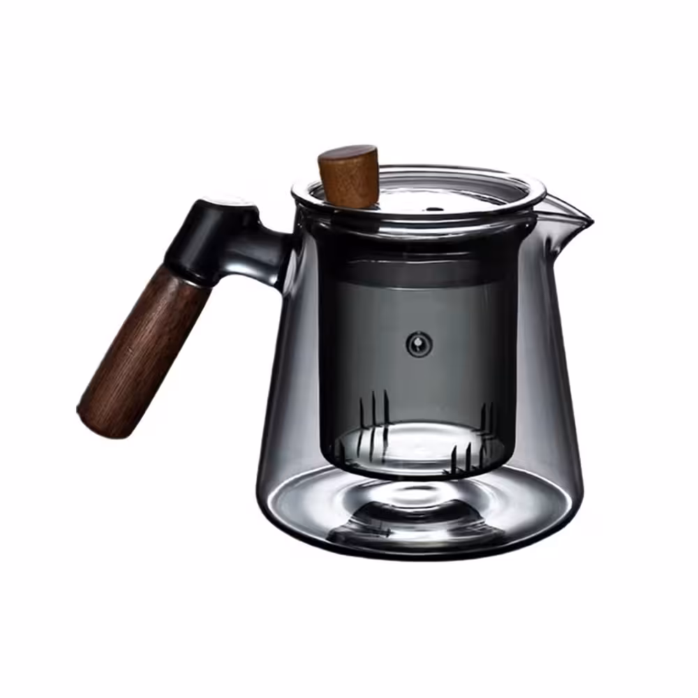 قوری و دمنوش ساز شیشهای مدل PSC-TP070