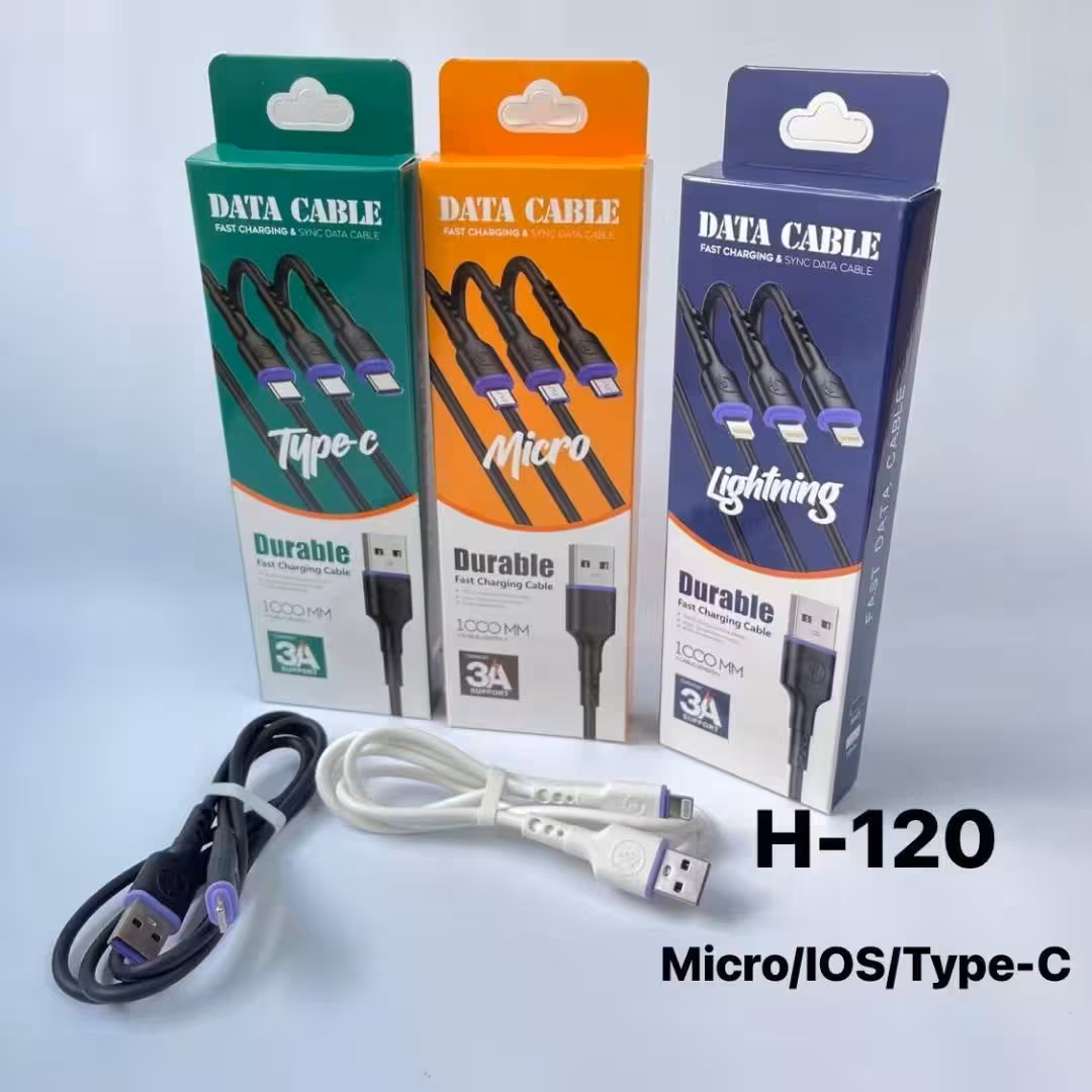 کابل H 120 (میکرو و تایپ سی)