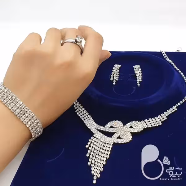 ست کامل مجلسی آبکاری نقره