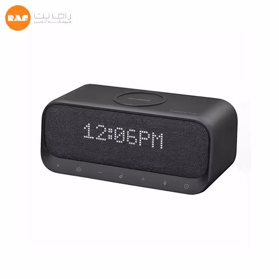 اسپیکر بلوتوثی قابل حمل و شارژر بی سیم Soundcore Wakey Black  انکر مدل A3300311