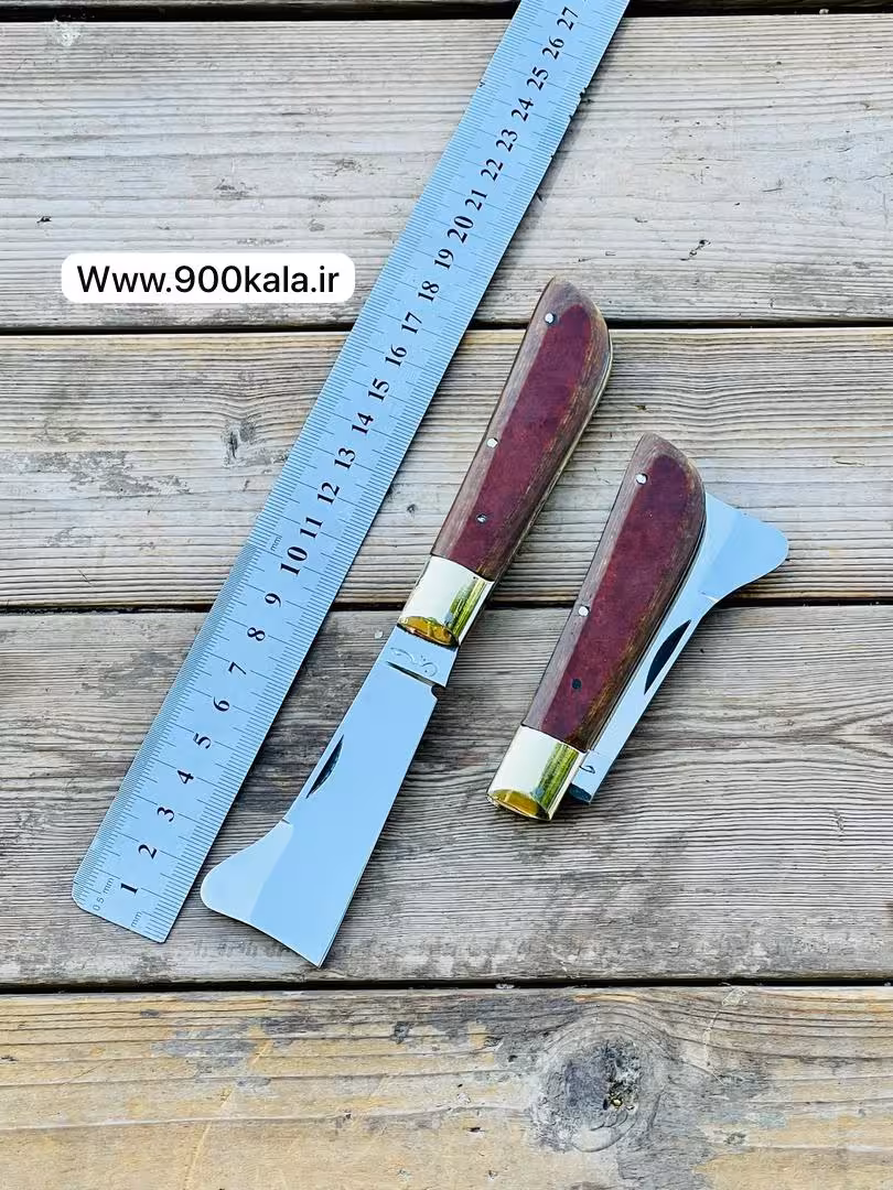چاقو تاشو زنجان  مدل پیوندی شکمی  سایزبزرگ  جنس تیغه فولادی  جنس باربند برنجی  جنس دسته کائچو