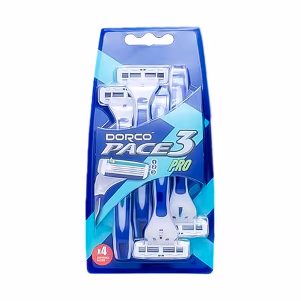خود تراش مردانه دورکو مدل Pace3 Pro بسته 4 عددی