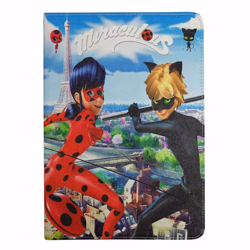 کیف کلاسوری طرح دختر کفشدوزکی 2 | تبلت اپل (ipad 10.5-10.2 (7th-8th-9th Gen