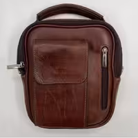 کیف دوشی مردانه چرم طبیعی گاوی اصل(هروچرم)