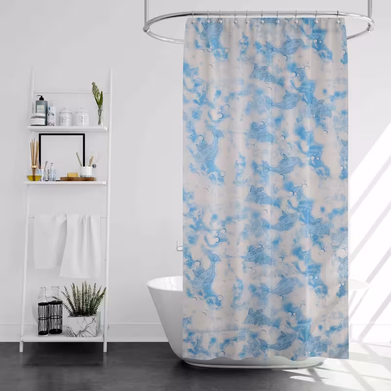 پرده حمام پیسو مدل BZ-36 سایز 180×200 سانتی متر