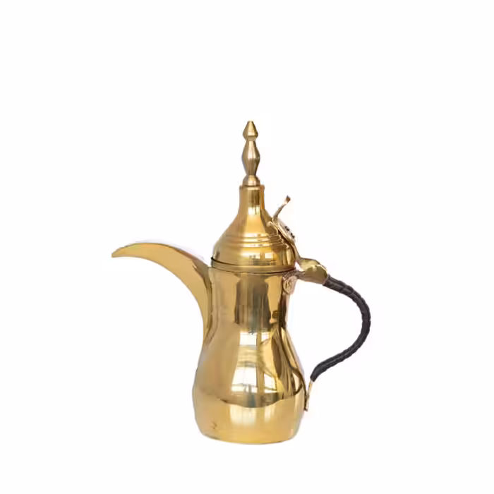 قهوه جوش برنجی مدل دله عربی بغدادی کد 02