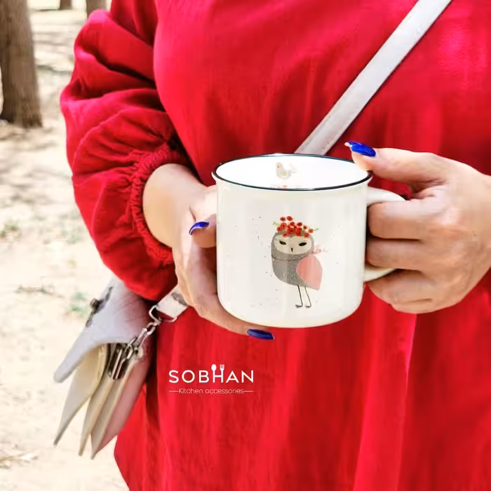 ماگ سرامیکی طرح جغد