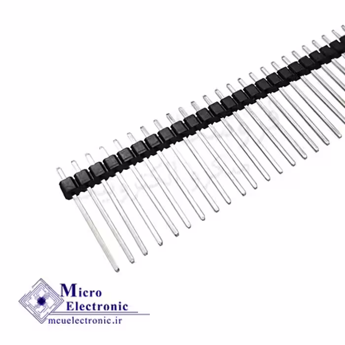 پین هدر نری صاف 1×40 21mm 2.54mm