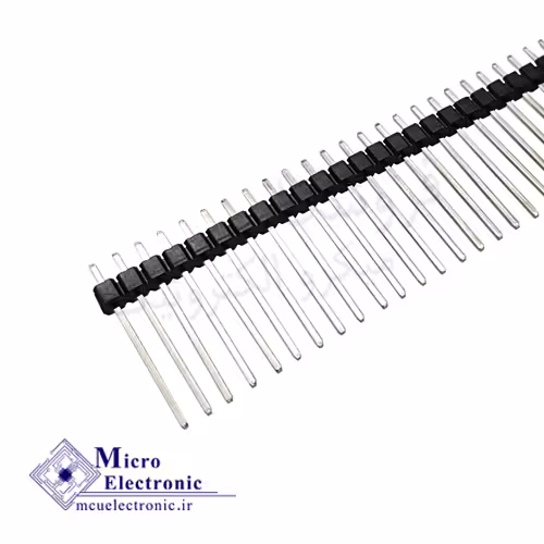 پین هدر نری صاف 1×40 21mm 2.54mm