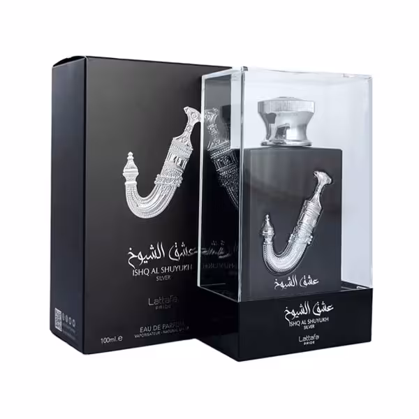 ادکلن لطافه پراید مدل عشق الشیوخ سیلور حجم 100 میلی لیتر