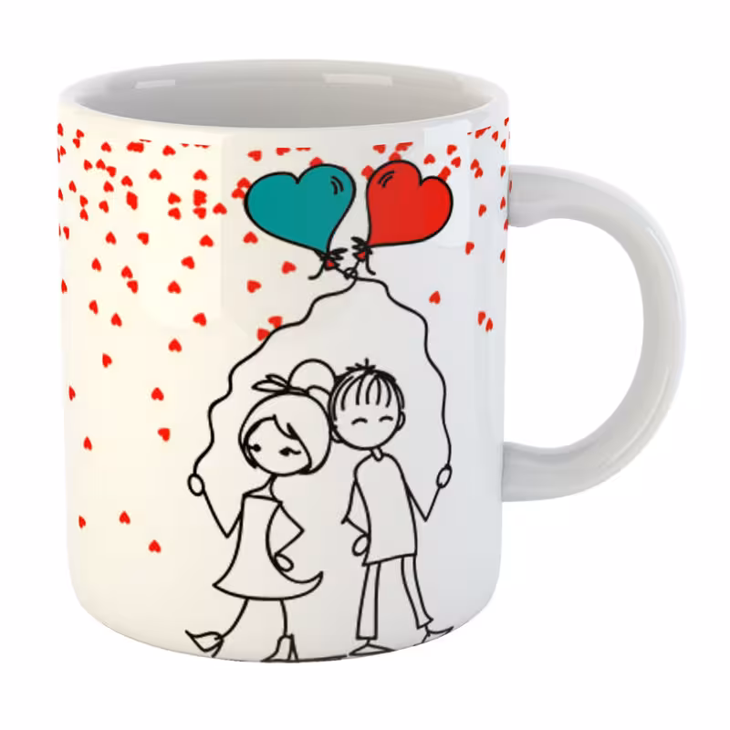 ماگ مدل عاشقانه فانتزی کد 01