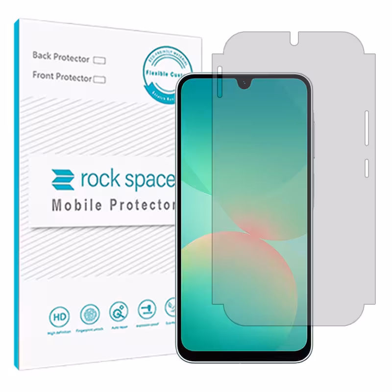 گلس سامسونگ Galaxy A26 مدل نانو هیدروژل شفاف برند راک اسپیس کد M