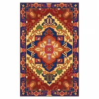 فرش مخمل هازان ترک طرح سنتی کد O161