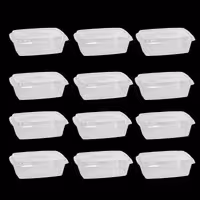 ظرف نگهدارنده پولاد پویش مدل مستطیل مجموعه 12 عددی