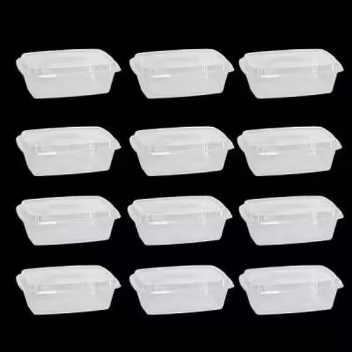 ظرف نگهدارنده پولاد پویش مدل مستطیل مجموعه 12 عددی