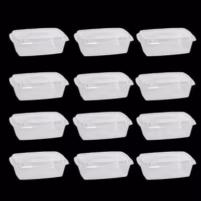 ظرف نگهدارنده پولاد پویش مدل مستطیل مجموعه 12 عددی