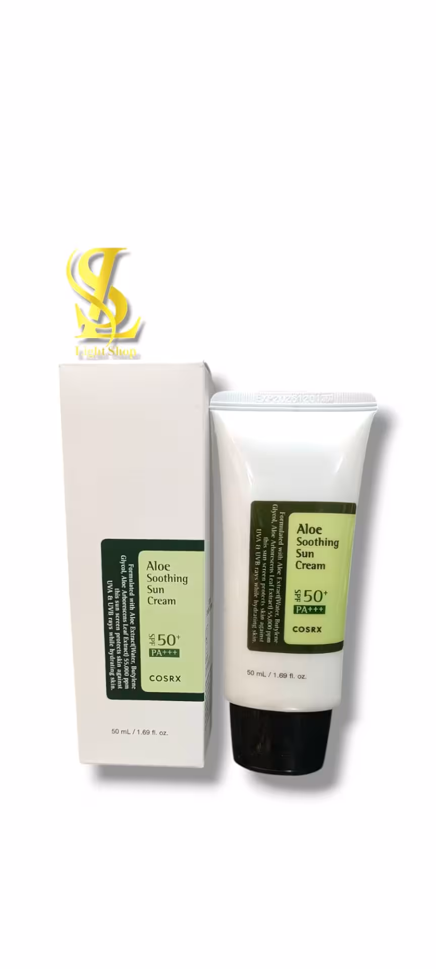 کرم ضد آفتاب عصاره آلوئه ورا SPF50 کوزارکس