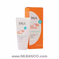 ضد آفتاب بی رنگ SPF50 انلیل مناسب پوست چرب و مختلط