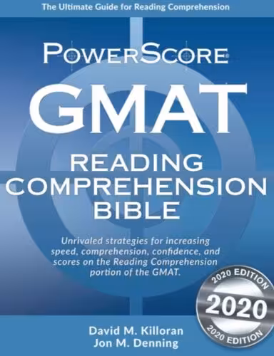 خرید و دانلود نسخه کامل کتاب Powerscore GMAT Reading Comprehension Bible