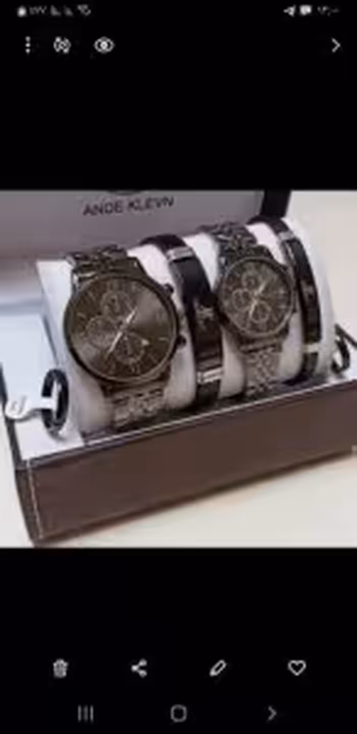 ست ساعت و دستبند مردانه و زنانه