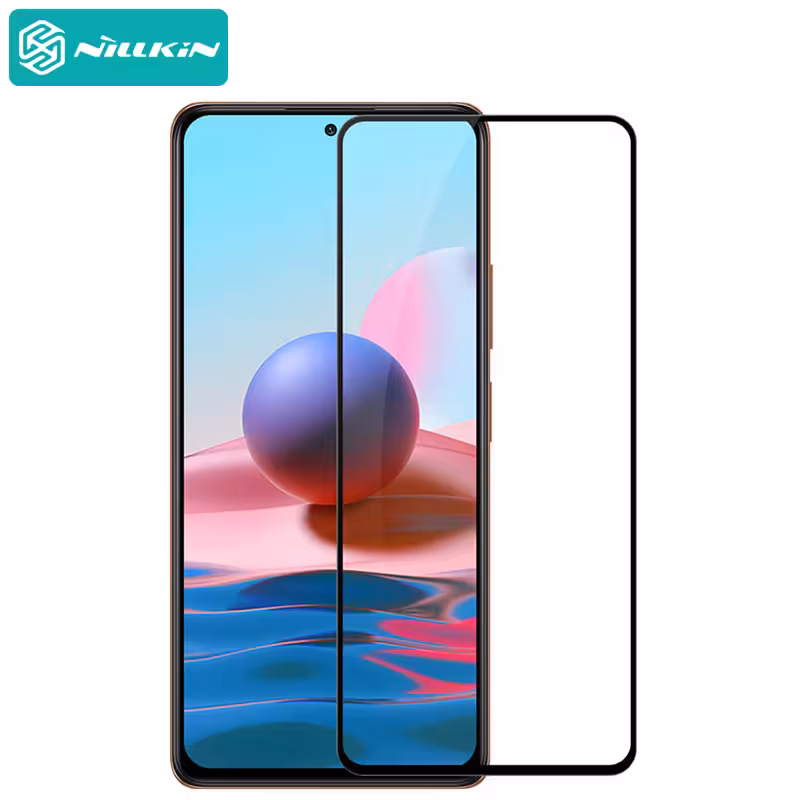 محافظ صفحه نمایش شیشه ای نیلکین تمام صفحه تمام چسب Xiaomi Redmi Note 10 Pro / Redmi Note 10 Pro max Nillkin CP  Pro