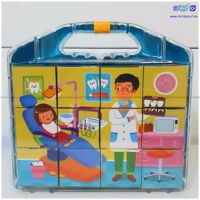 بازی فکری مکعب تصویری مشاغل
