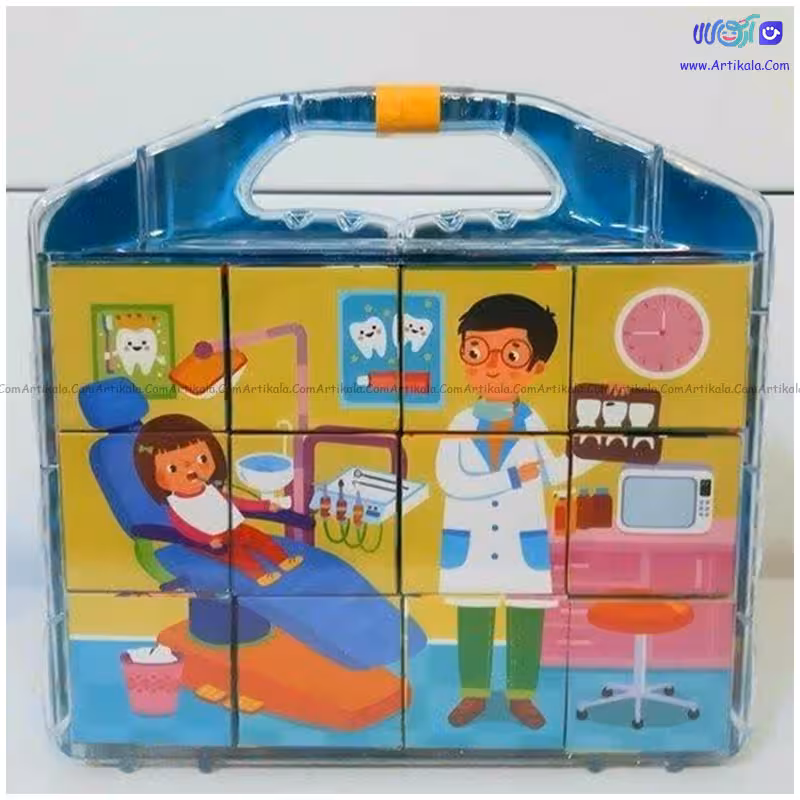 بازی فکری مکعب تصویری مشاغل