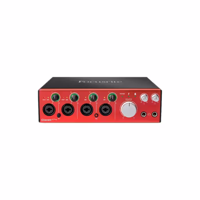 کارت صدا فوکوسرایت مدل Clarett 4Pre ThunderboltFocusrite Clarett 4Pre Thunderbolt Audio interface
