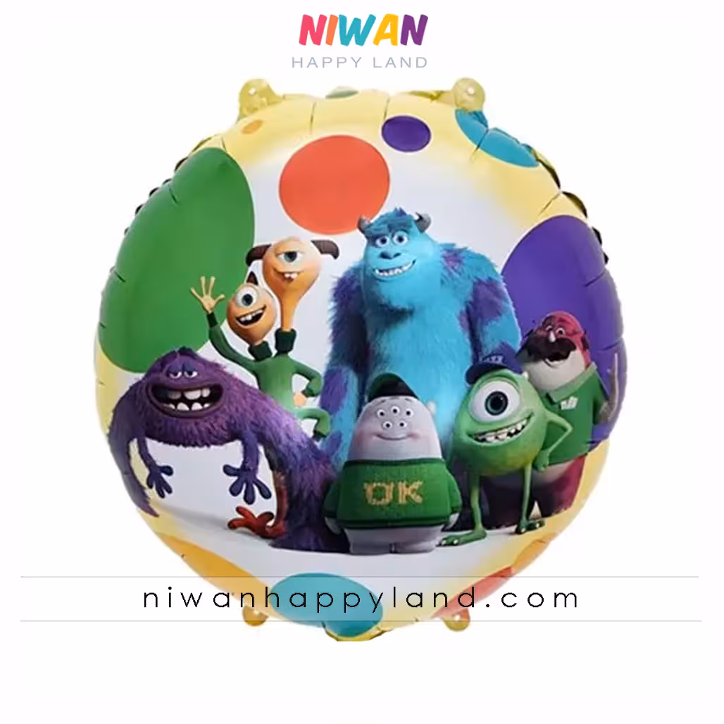 بادکنک فویلی کارخونه هیولاها