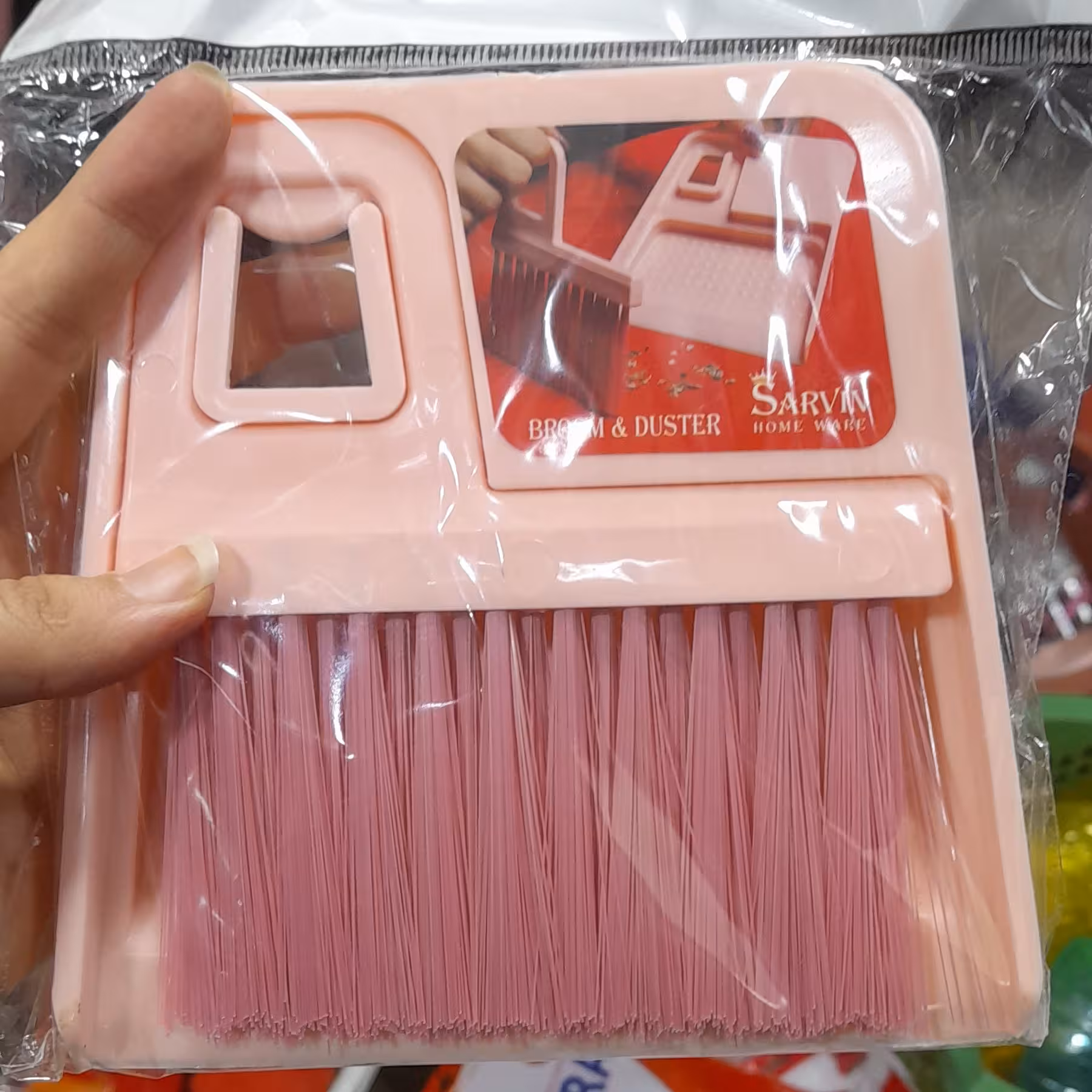 جارو دستی با خاک انداز