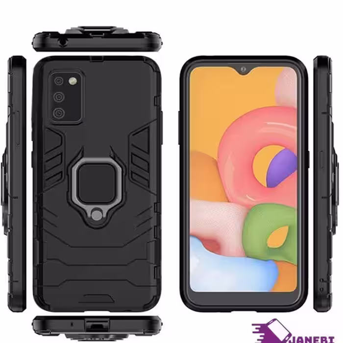 قاب ضد ضربه سامسونگ Galaxy A72 دارای هولدر و محافظ لنز کد SA507