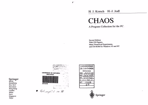 خرید و دانلود نسخه کامل کتاب Chaos: a program collection for the PC