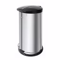 سطل زباله خانگی پدال دار برند شفق مدل NP65(استیل)