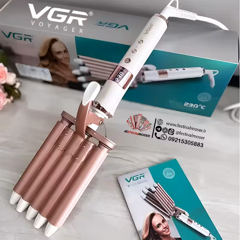 فرکننده مو پنج لول دیجیتال VGR مدل V-528