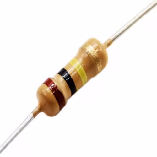 مقاومت 100k 2W 5%  اهم 2 وات 5 درصد پایه کوتاه