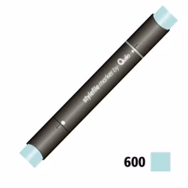 ماژیک راندو دوسر کوییلو کد 600 مدل Stylefile (رنگ turquoise blue)