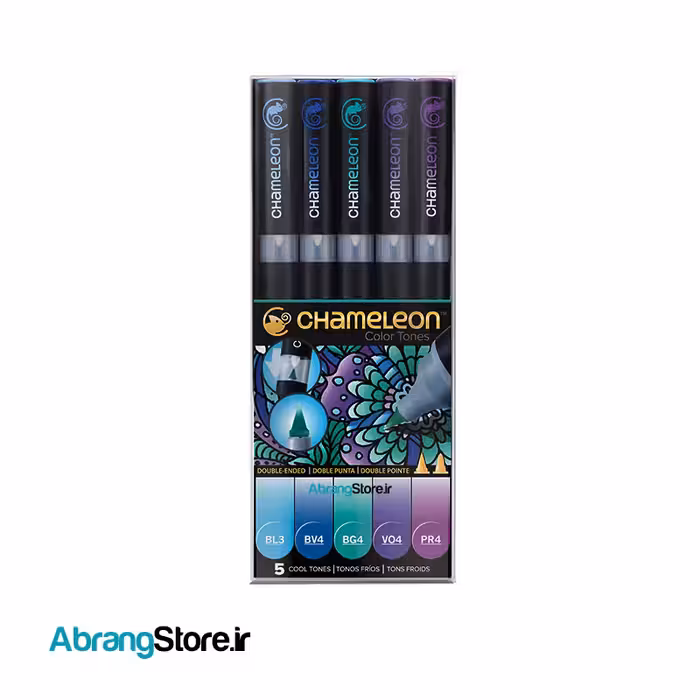 مارکر طراحی کملیون ست کول 5 عددی