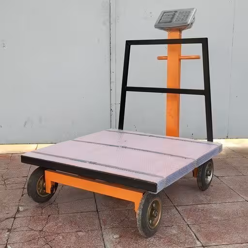 ترازو و باسکول دیجیتال چرخدار 800 کیلویی چرخدار