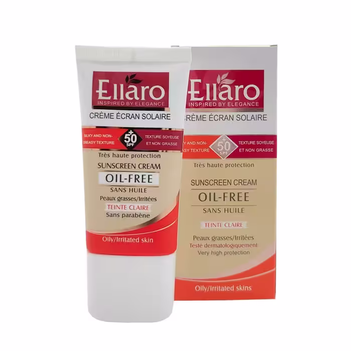 کرم ضد آفتاب الارو SPF50 پوست چرب بژ روشن