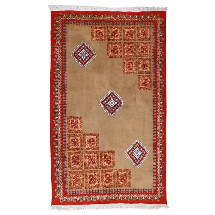 فرش یلمه دستبافت سه ونیم متری